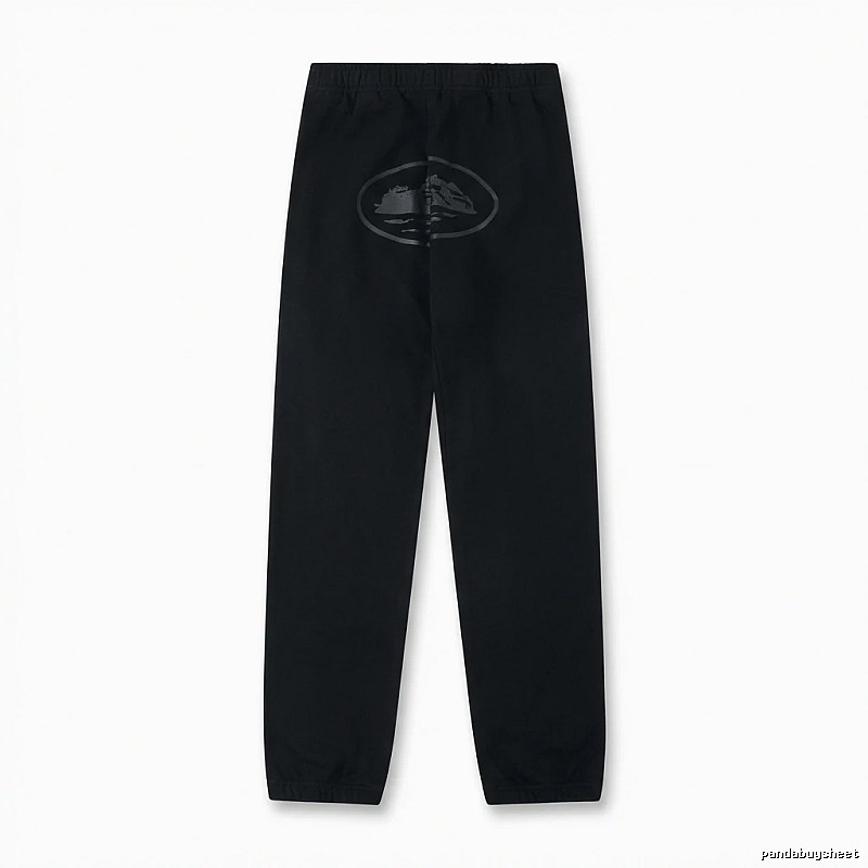 Corteiz Printed Casual Black Pants