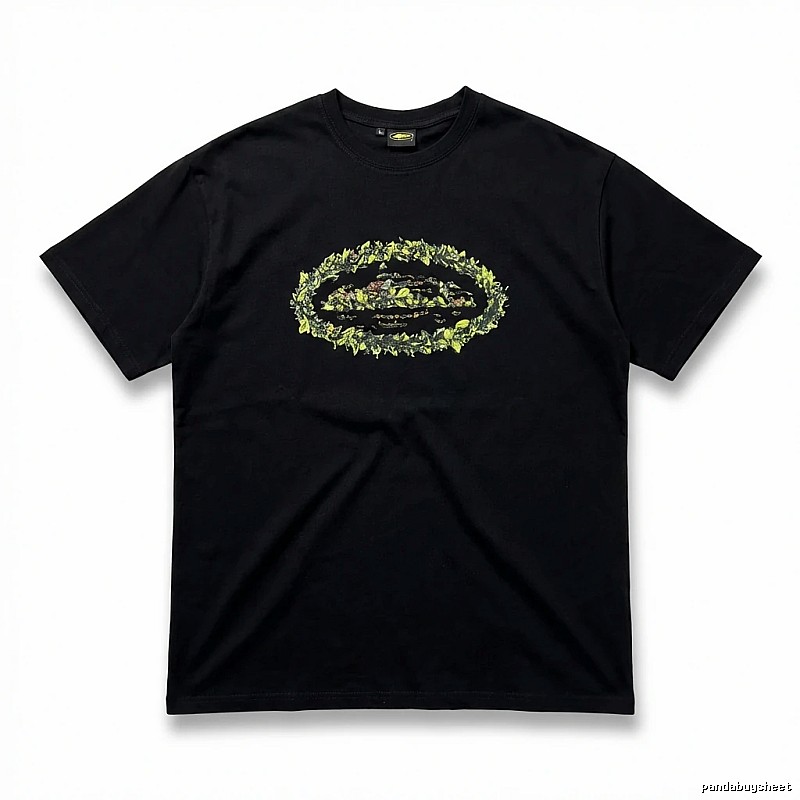 Corteiz Printed Trendy Black T-shirt