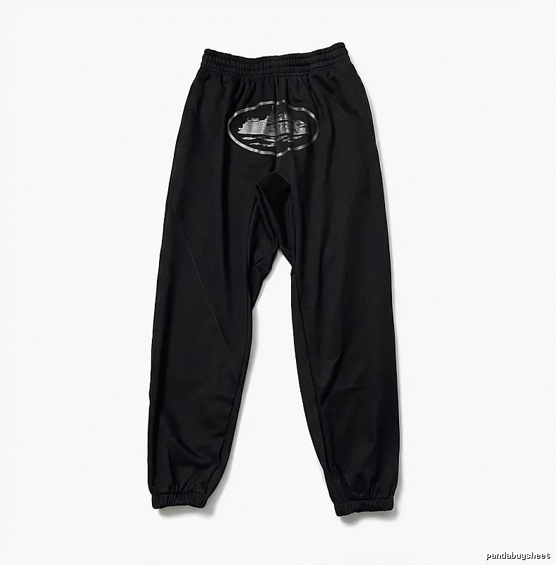 Corteiz printed trendy brand style black pants