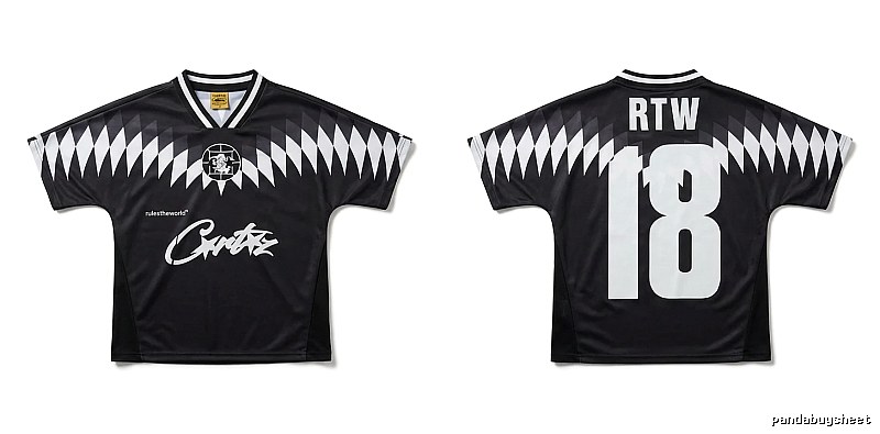 Corteiz RTW Series Black and White Wind Top