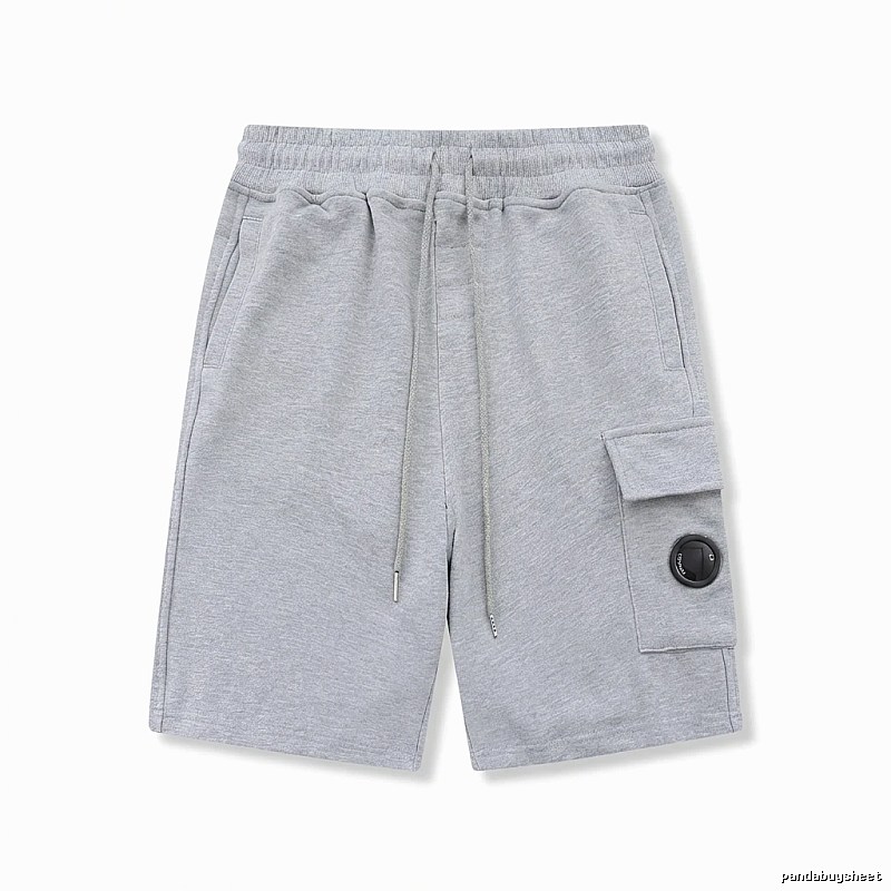 C.P. Company workwear-style grey shorts