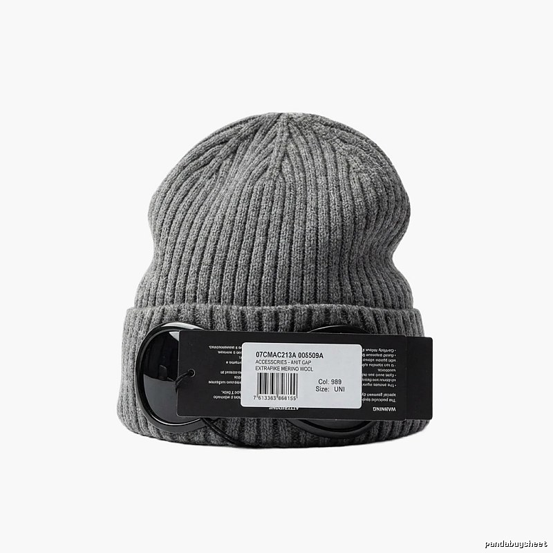 C.P. Knitted Simple Style Grey Hat