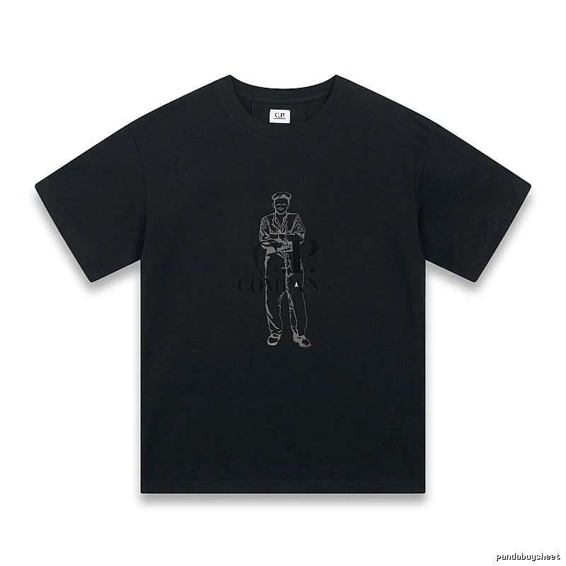 C.P. retro style black T-shirt