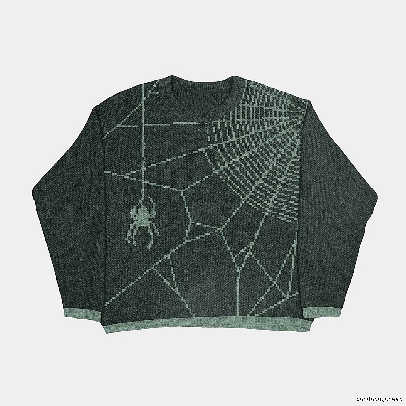 Daily Anime graphic sweater Black Knit Top for City Outfits