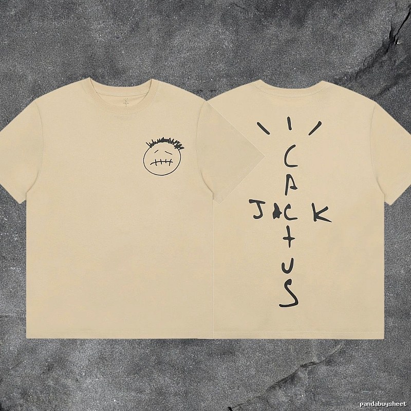 Denim Tears 2031-96 Beige Graphic T-Shirt Warm Weather