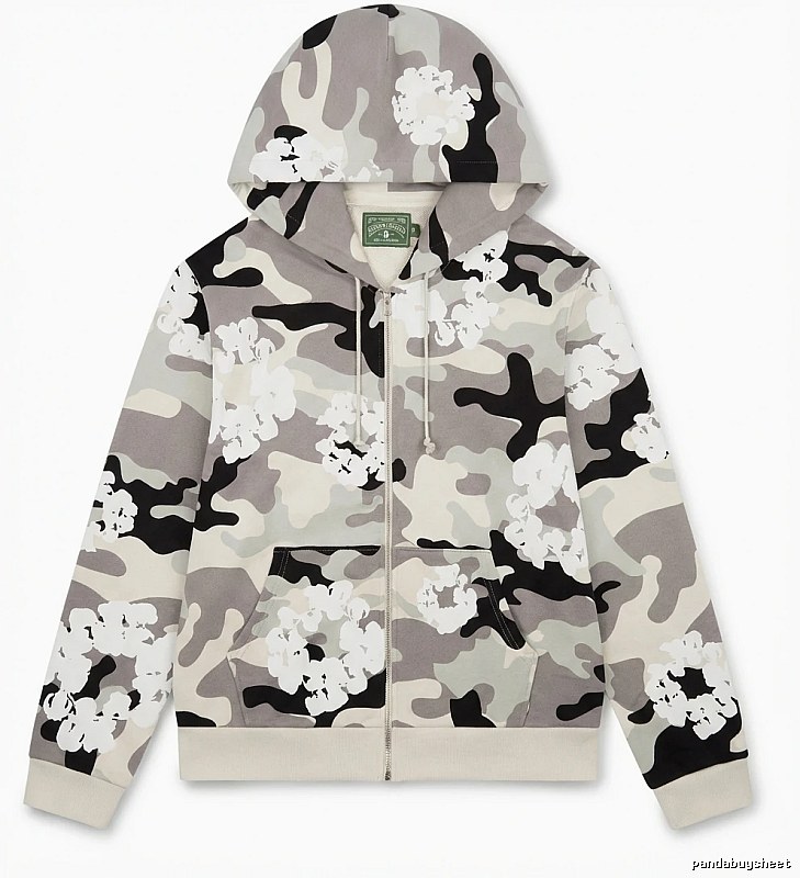DENIM TEARS Camouflage Print Hoodie