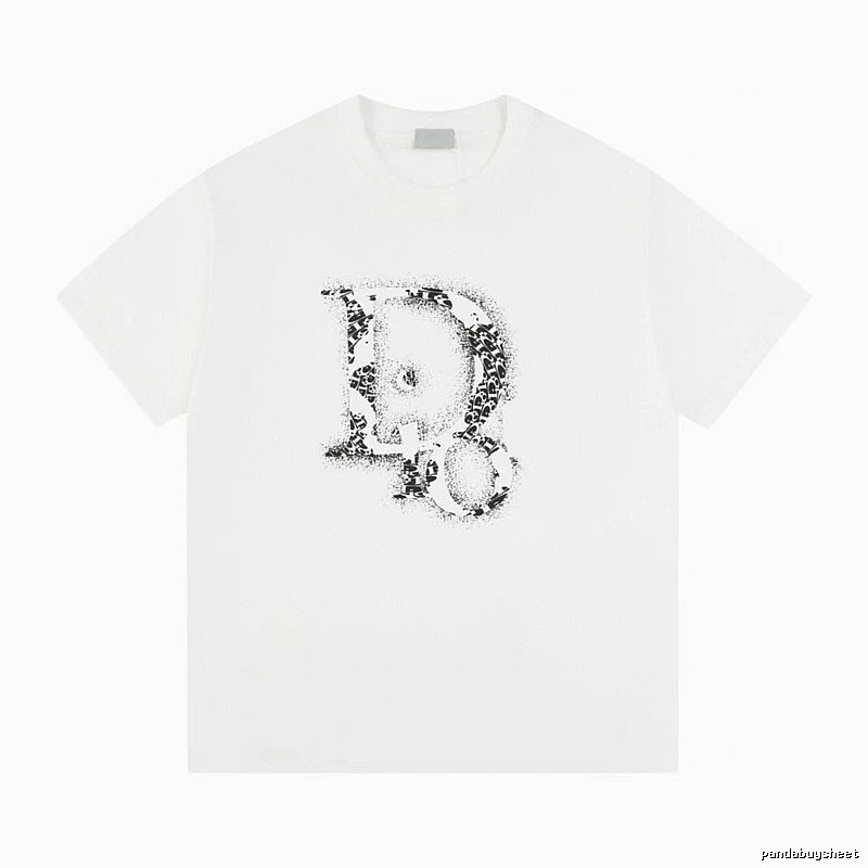 Dior Minimalist Monogram White Short-sleeved T-shirt
