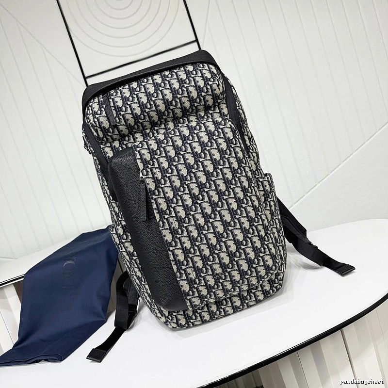Dior Oblique backpack Blue Travel