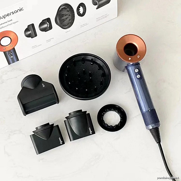 Dyson Supersonic Hair Dryer Set in Blue and Copper
