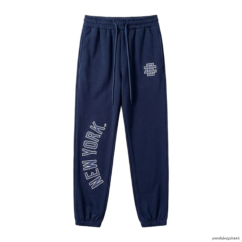Eric Emanuel New York Style Navy Blue Sweatpants