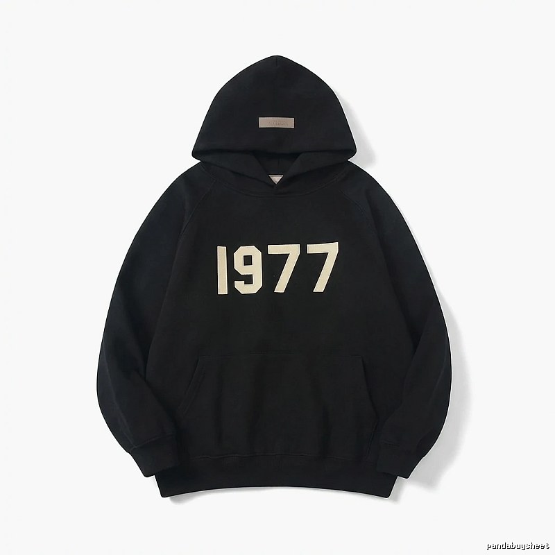 ESSENTIALS 1977 Series Black Sweatshirt