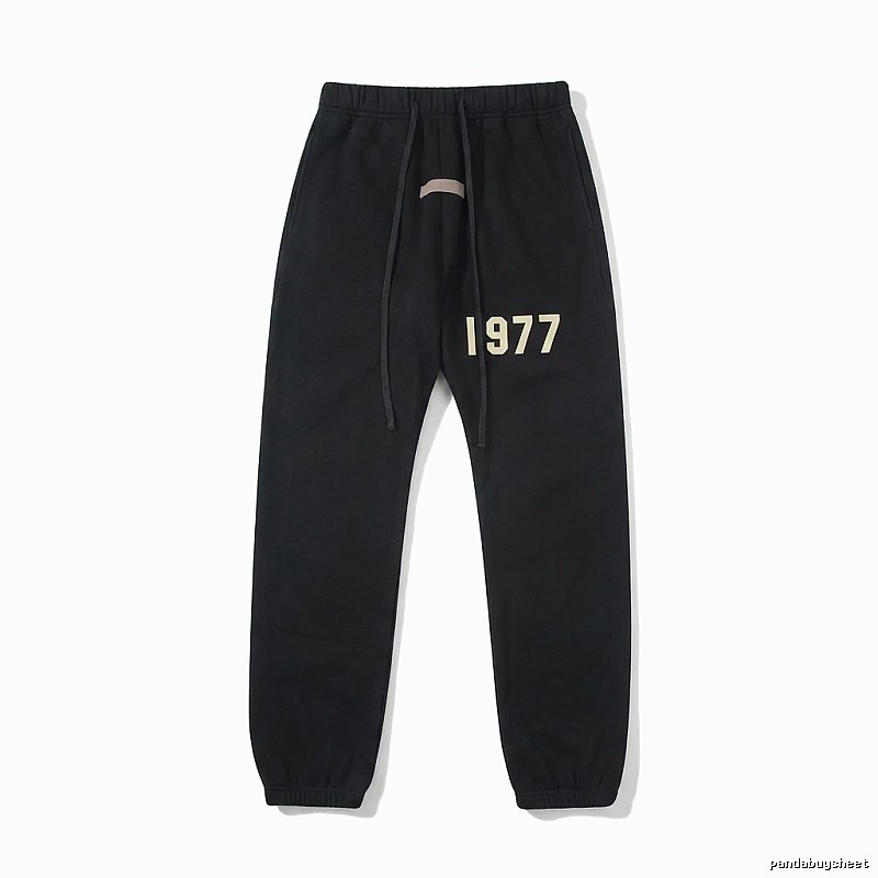 ESSENTIALS 1977 Wind Black Sweatpants