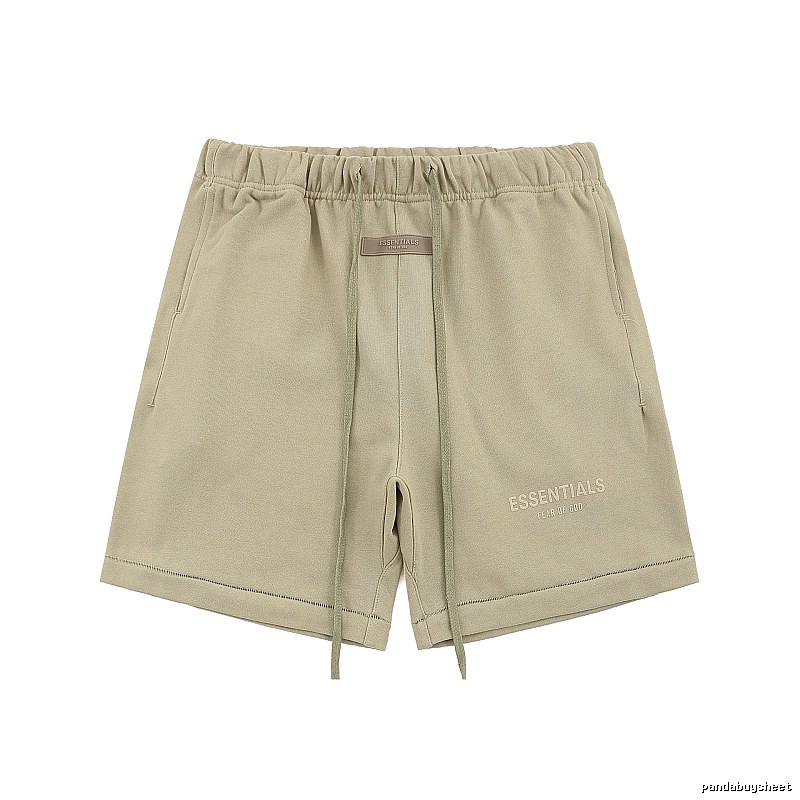 ESSENTIALS Basic Khaki Shorts