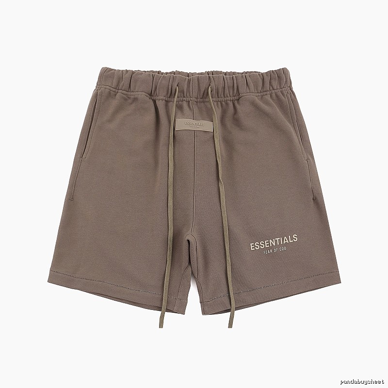 ESSENTIALS Basic Khaki Shorts