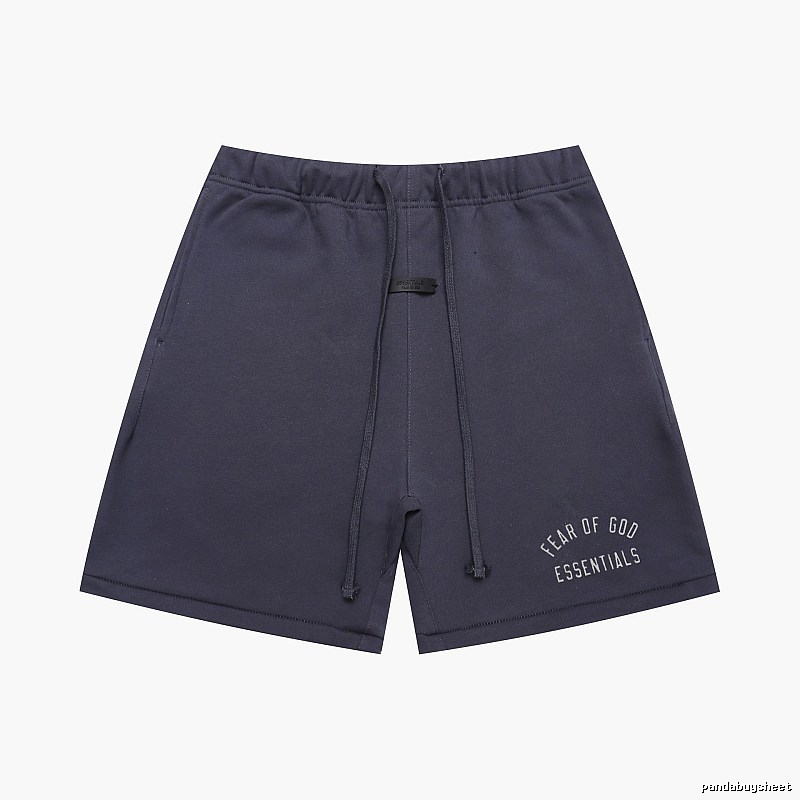 ESSENTIALS minimalist style dark gray shorts