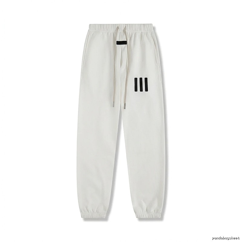 ESSENTIALS minimalist style white sweatpants