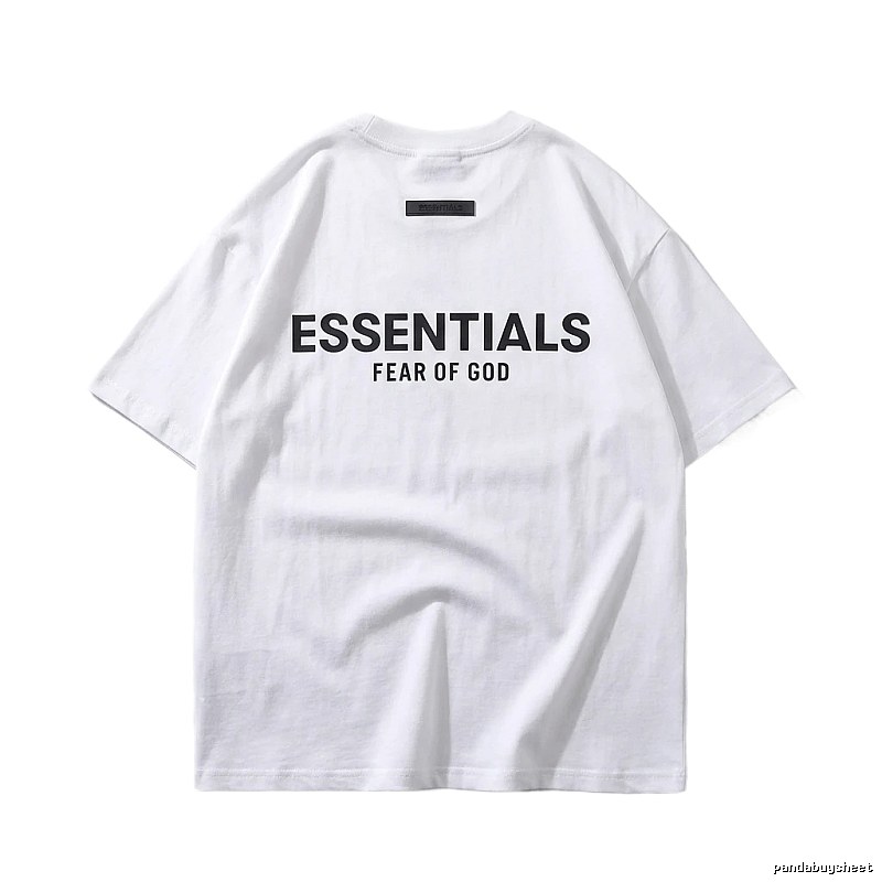 ESSENTIALS minimalist style white T-shirt