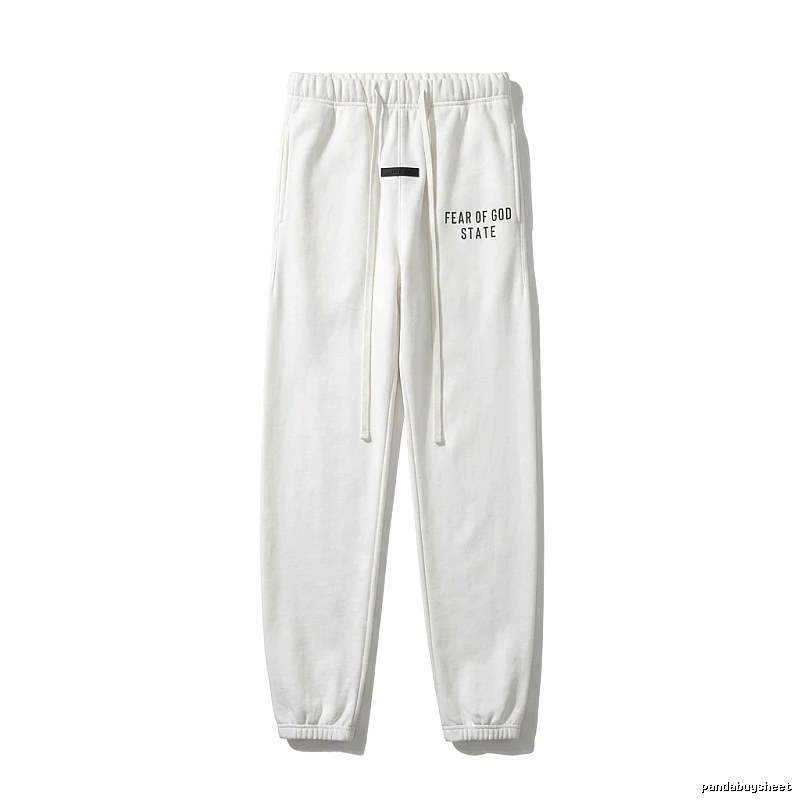 ESSENTIALS Simple Style White Sweatpants