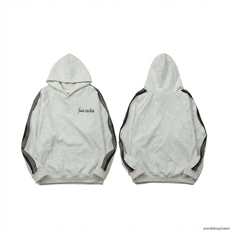 ESSENTIALS Trendy and Simple Style Grey Hoodie