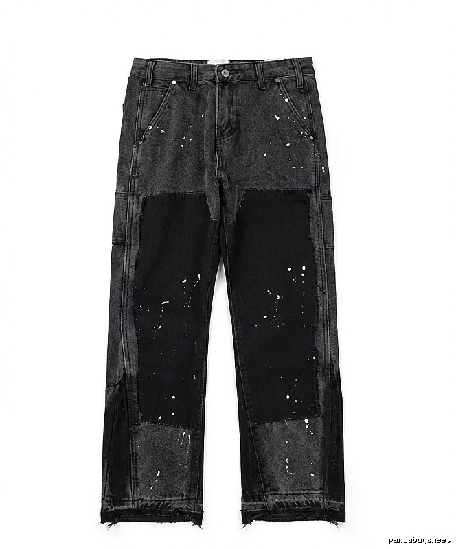 Gallery Dept Graffiti-style Black Jeans