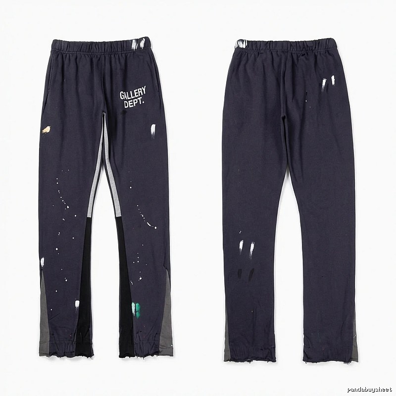 Gallery Dept Graffiti Style Black Pants