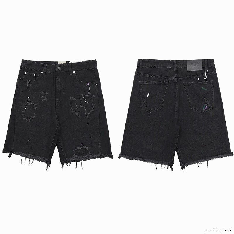 Gallery Dept Graffiti Style Black Shorts