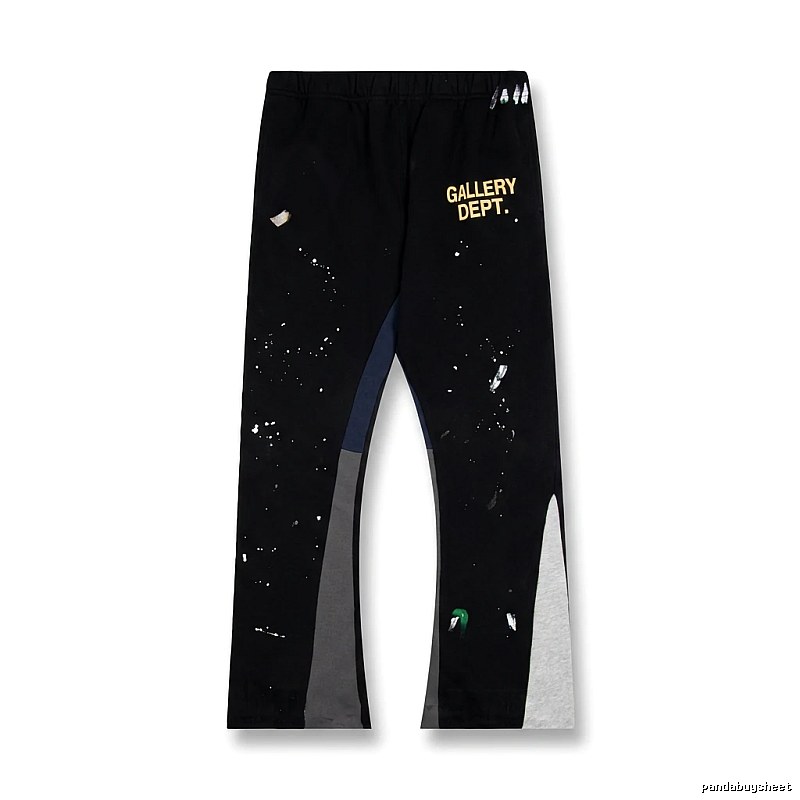 Gallery Dept Graffiti Style Black Trousers