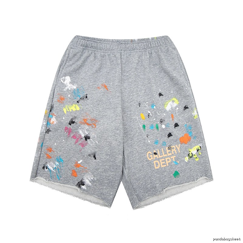 Gallery Dept Graffiti Style Grey Shorts