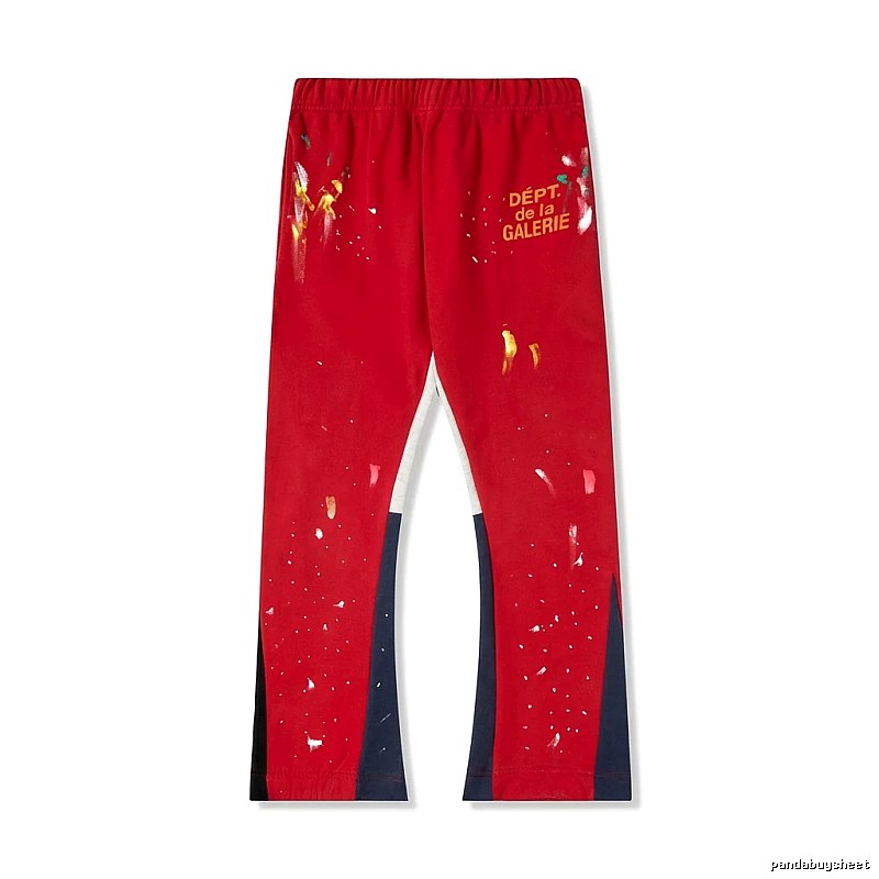 Gallery Dept graffiti-style red pants