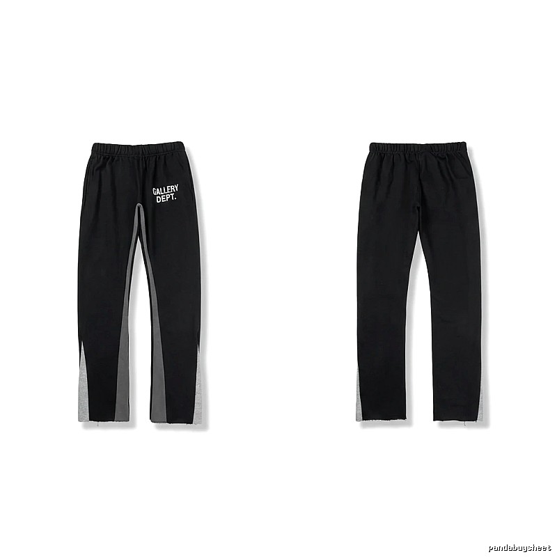 Gallery Dept. Patchwork Style Black Trousers