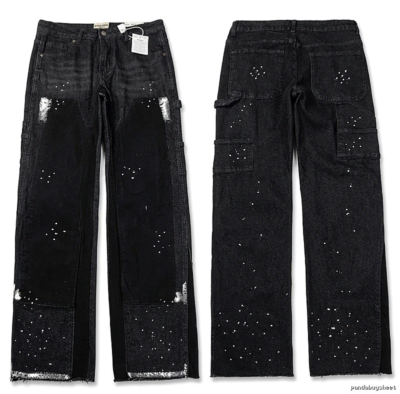 Gallery Dept. workwear style black jeans