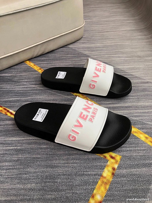 Givenchy Classic Lettered Streetwear Color-block Slide