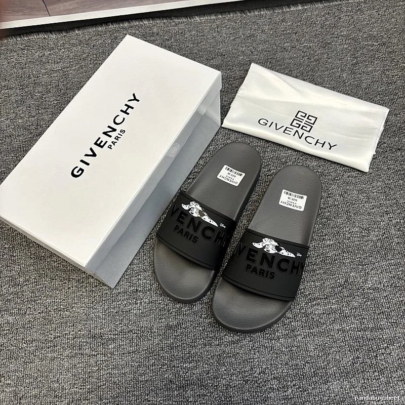 Givenchy x Dalmatian Co-branded Streetwear Style Grey Slides