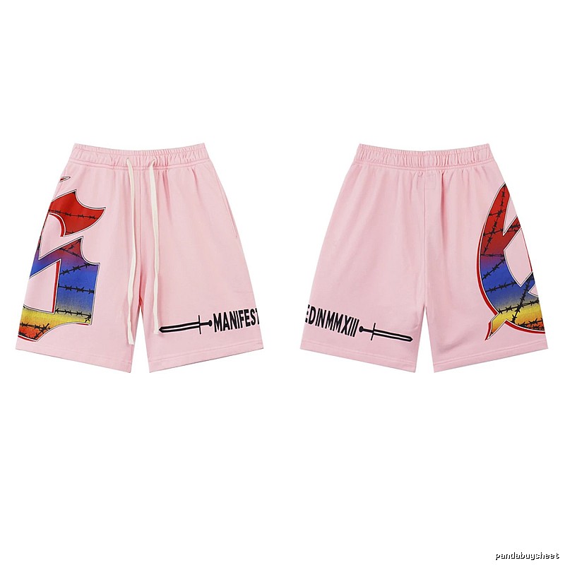 Godspeed Gradient Print Street Style Pink Shorts