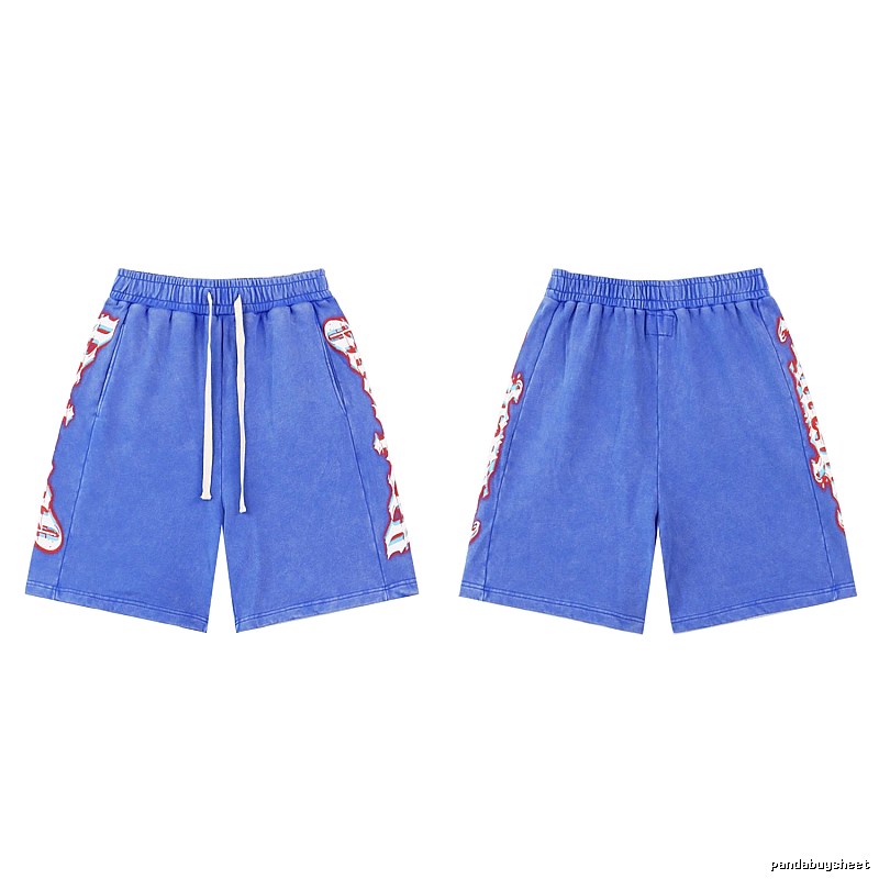 Godspeed Printed Street Style Blue Shorts