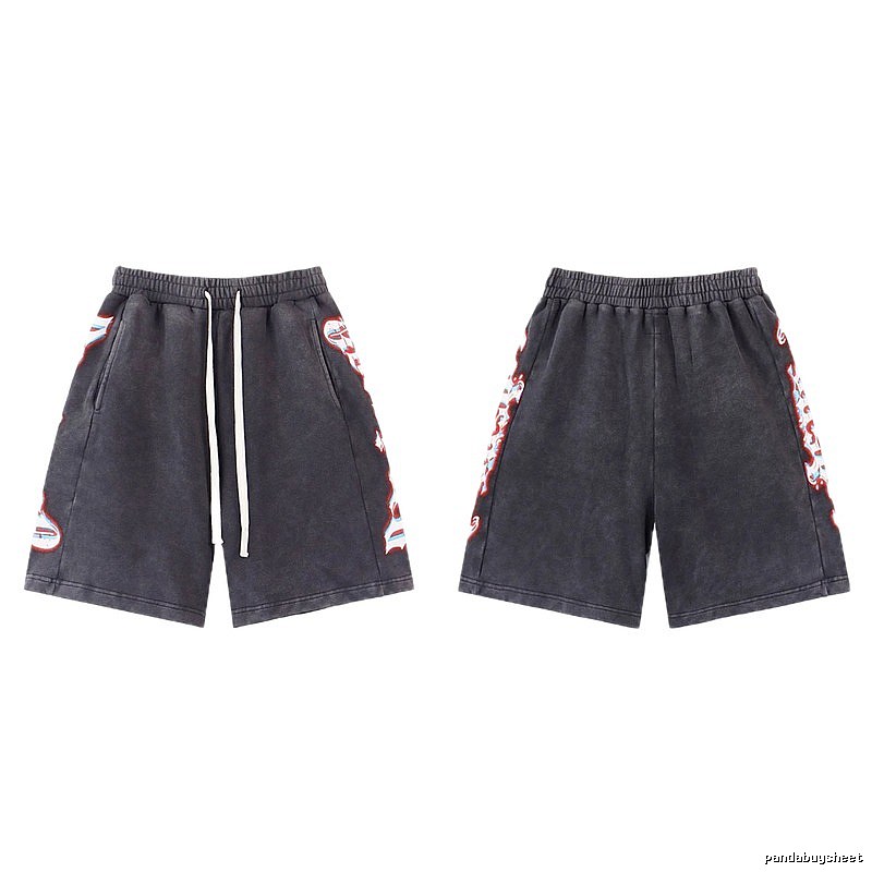 Godspeed Printed Street Style Charcoal Black Shorts