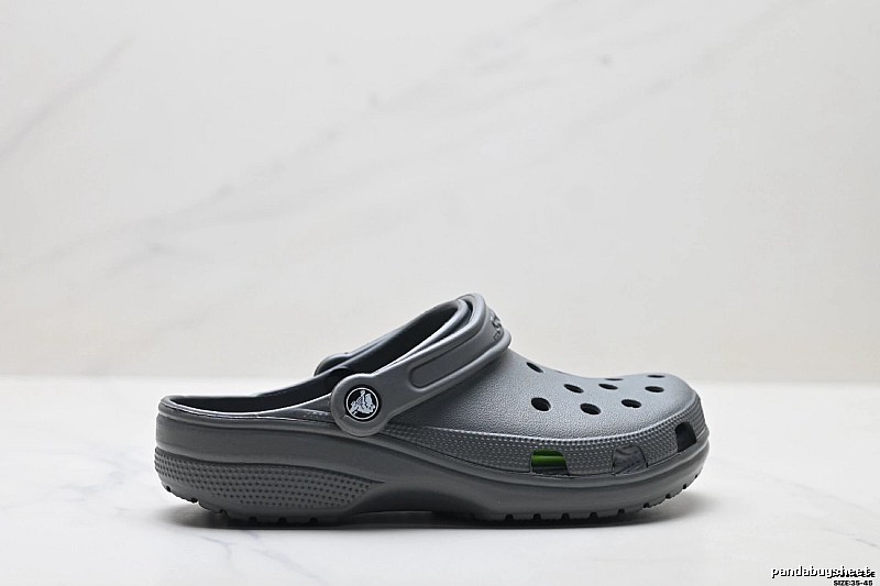 Grey casual style of Crocs clogs