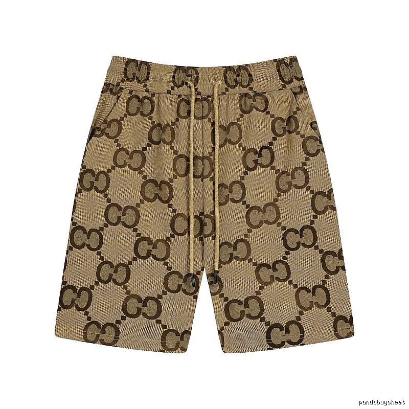 Gucci Double G Brown Retro Shorts