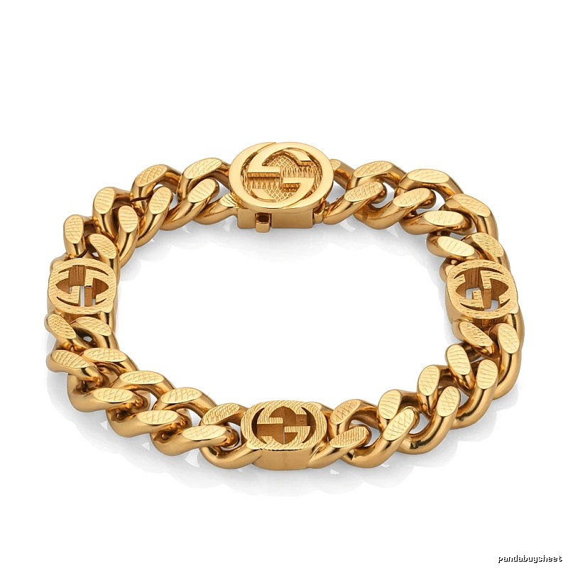 Gucci golden retro-style bracelet