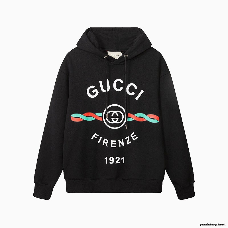 Gucci Hoodie with Black Hoodie with Gucci Firenze