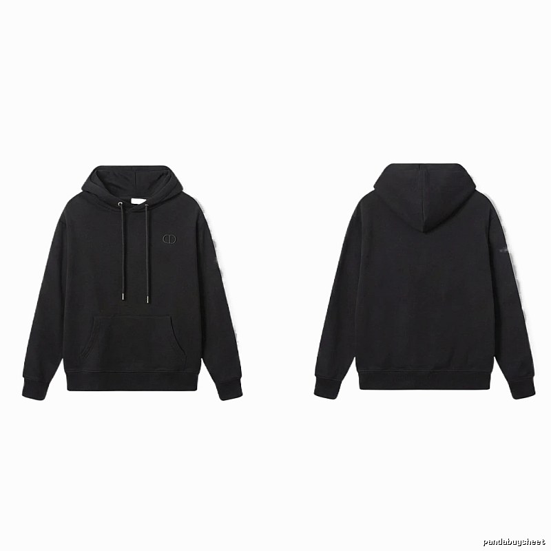 Gucci minimalist style black hoodie