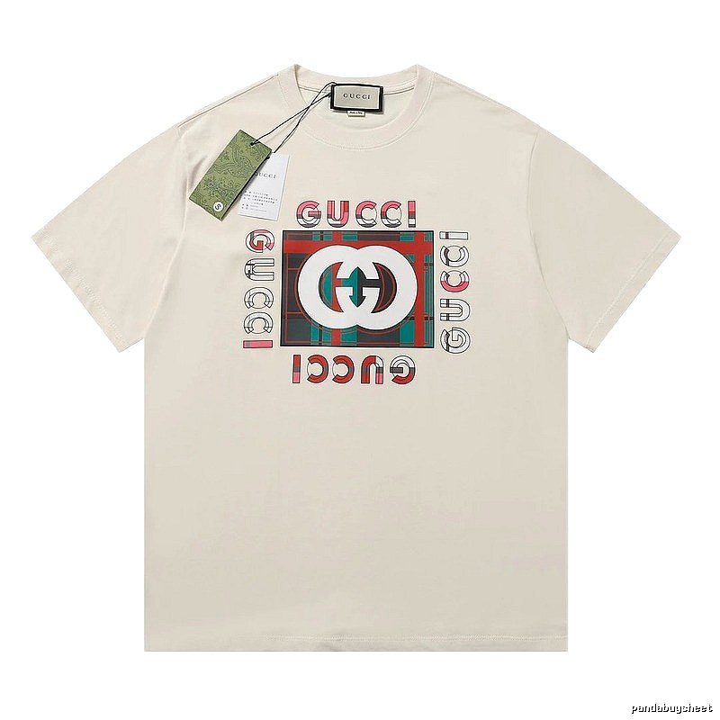 Gucci printed fashion white T-shirt