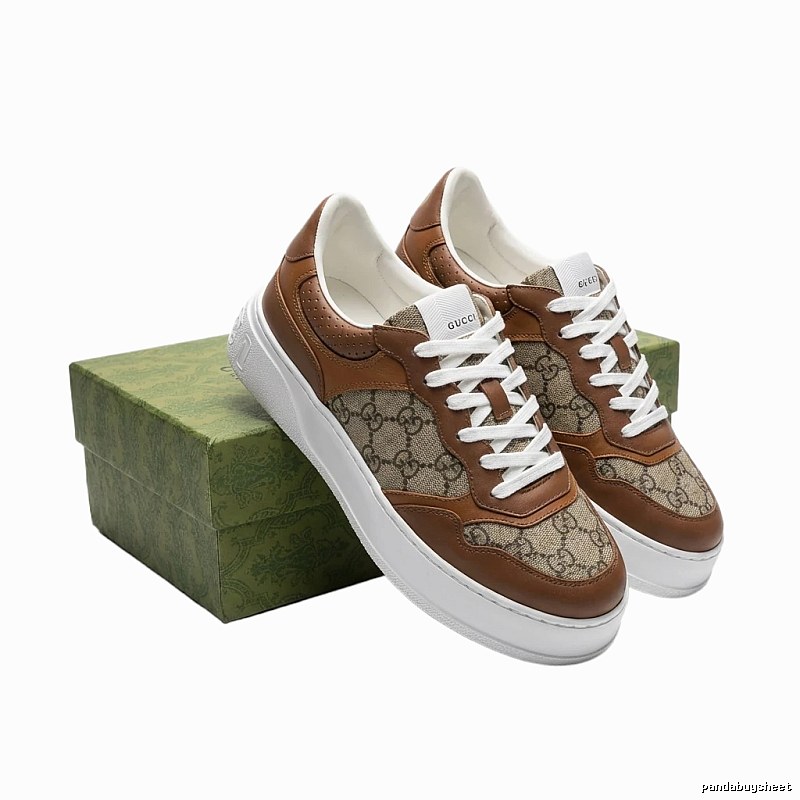 Gucci retro brown sneakers