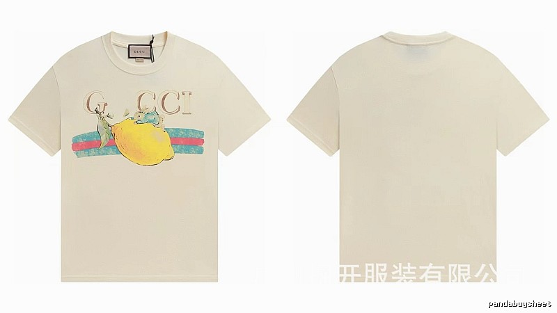 Gucci Vintage-style Off-white Lemon Print T-Shirt