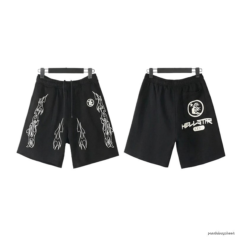 Hellstar dark style printed shorts