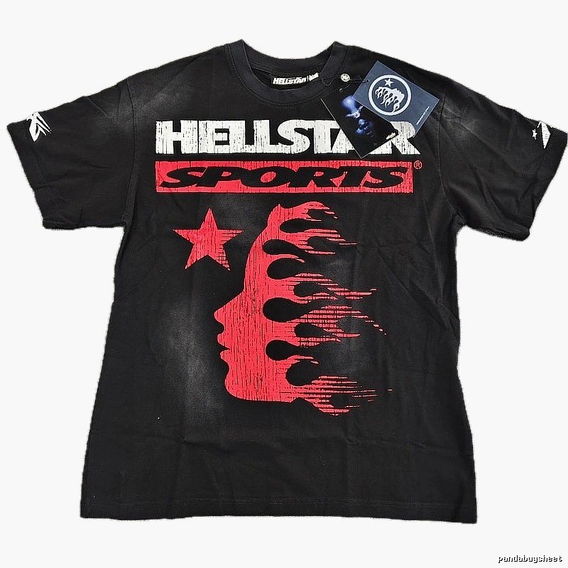 Hellstar Sports Street Style Black Short-sleeve T-shirt