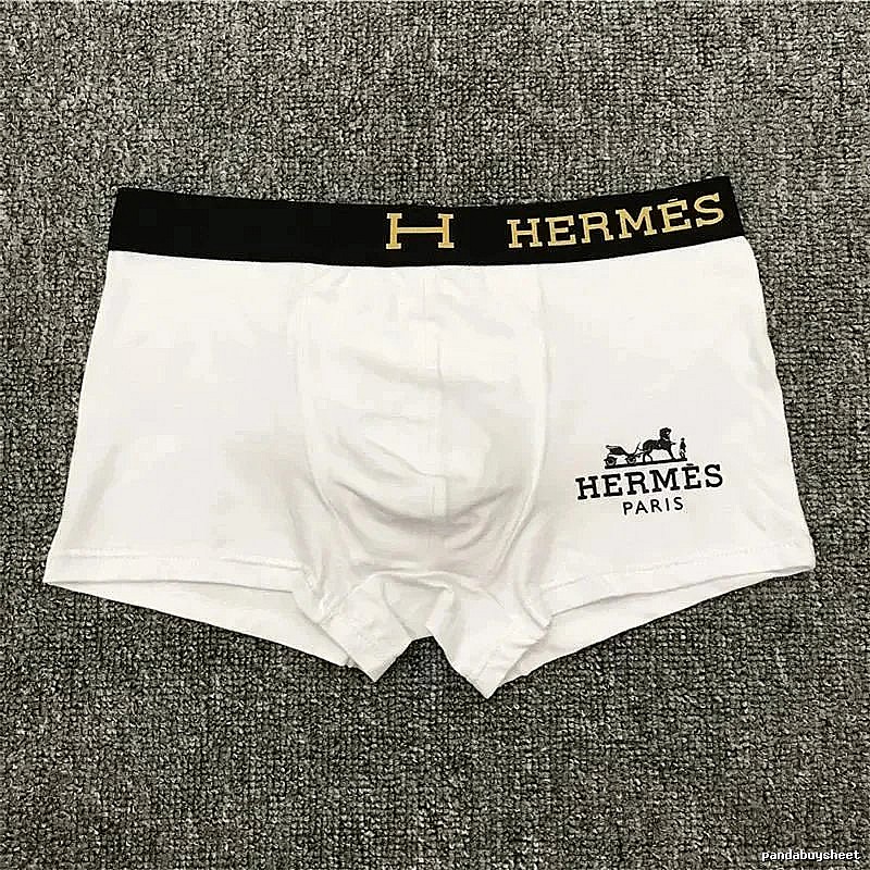 Hermes Travel Logo boxer briefs Black Boxer Briefs with Modern Look