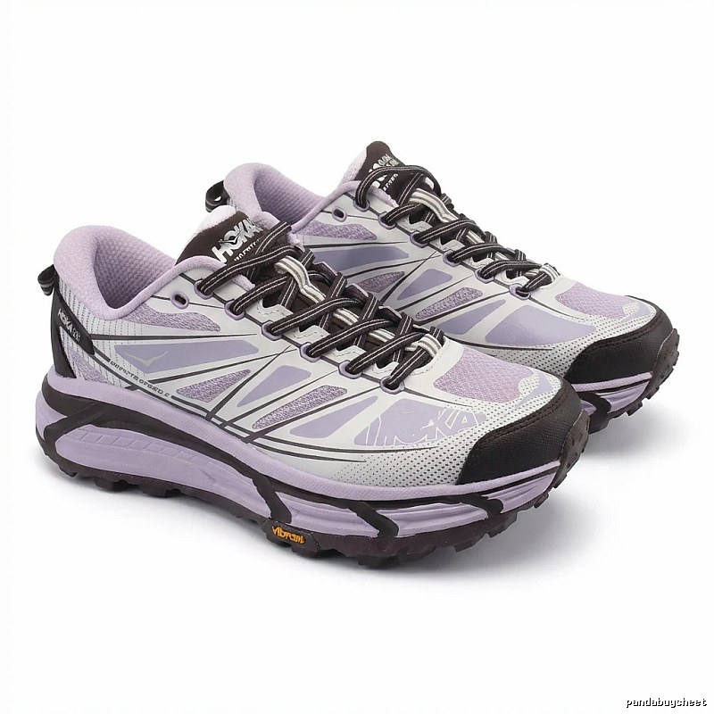 HOKA Trail Running Shoes in Grey-Purple