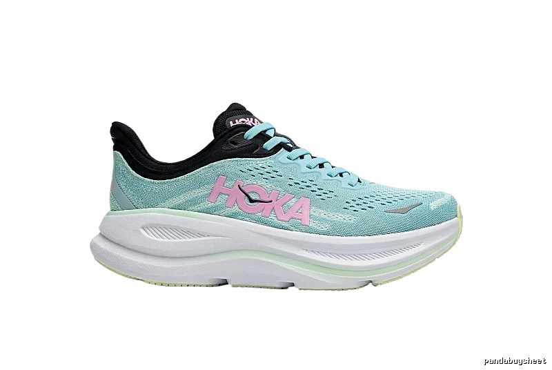 HOKA trendy brand mint green running shoes