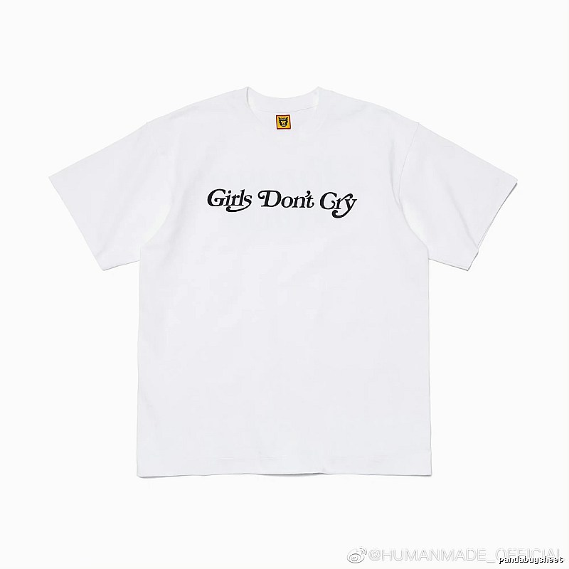 HUMAN MADE Co-branded Japanese Streetwear White Printed T-Shirt
